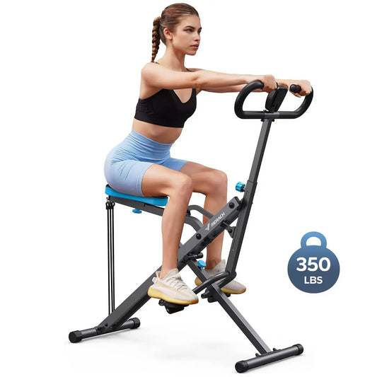 Foldable Squat Machine – 350lbs Capacity & Adjustable Resistance for Glutes & Legs at Home